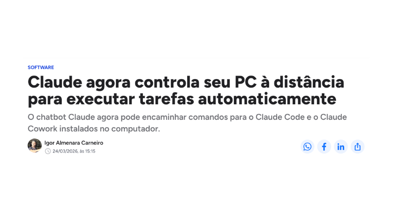 Notícia Google